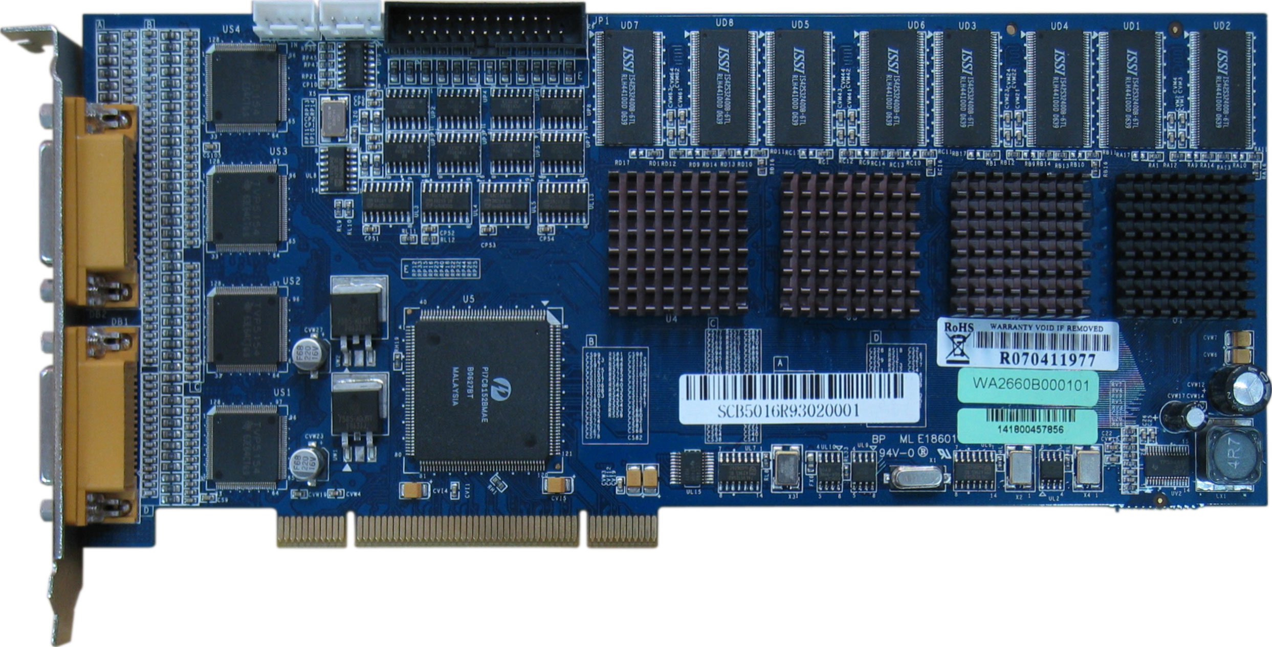 NUUO SCB-6016 Hardware H.264 Capture card 16ports
