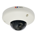 ACTI E91 1MP Indoor Mini Dome with Basic WDR, Fixed lens