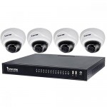 Vivotek ND8322P-2TB-4FD13A 8 Channel NVR 2TB with 2 x 2MP Outdoor and 2 x 2MP Indoor IR Dome