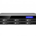 QNAP VS-8124U-RP Pro+US 24-channel / 8-bay  / Redundant Power / VGA Local Display / Rackmount NVR