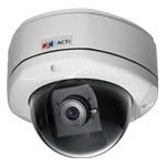 ACTi D71A 1MP HD Outdoor IR Network Vandal Dome w/Audio, 2.93mm